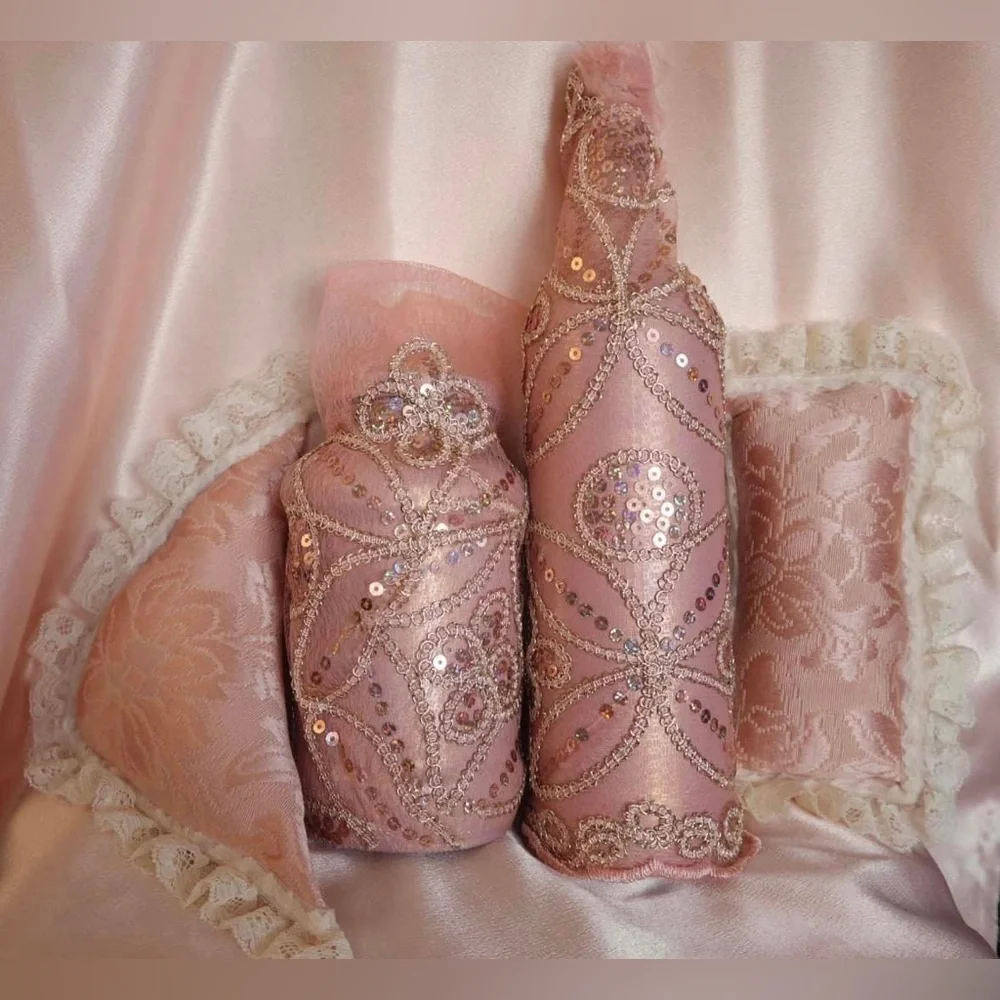 Hand Crafted Enchantment Glass Bottles&Scented Pillows Set - Picture 5 of 11